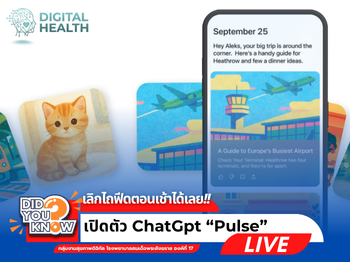เปิดตัว GhatGpt "Pulse"