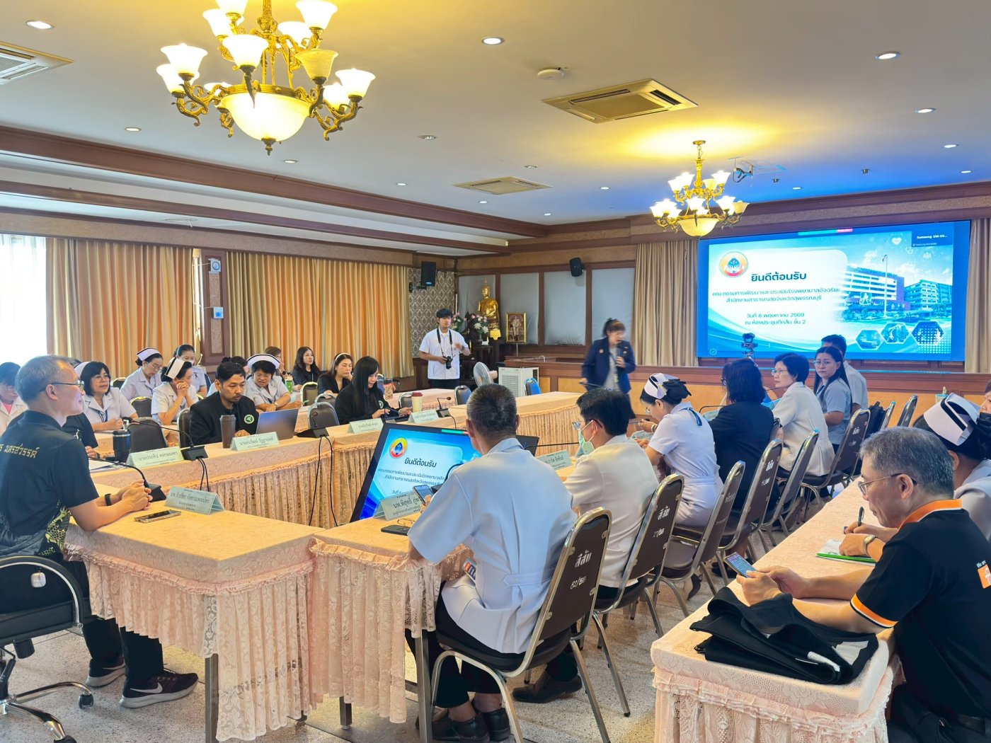 รับการตรวจเกณฑ์ประเมินโรงพยาบาลอัจฉริยะจาก สสจ. ก้าวสู่ Smart Hospital ระดับเพชร